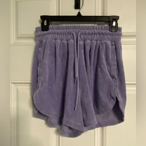 T27- REFLEX Purple TERRICLOTH DOLPIN Lounge Shorts